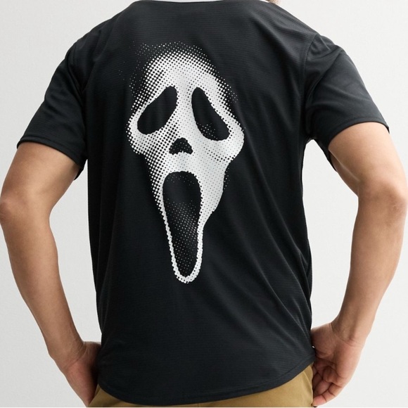 ghost face Other - Black Ghost Face 96 Button-Up Jersey
